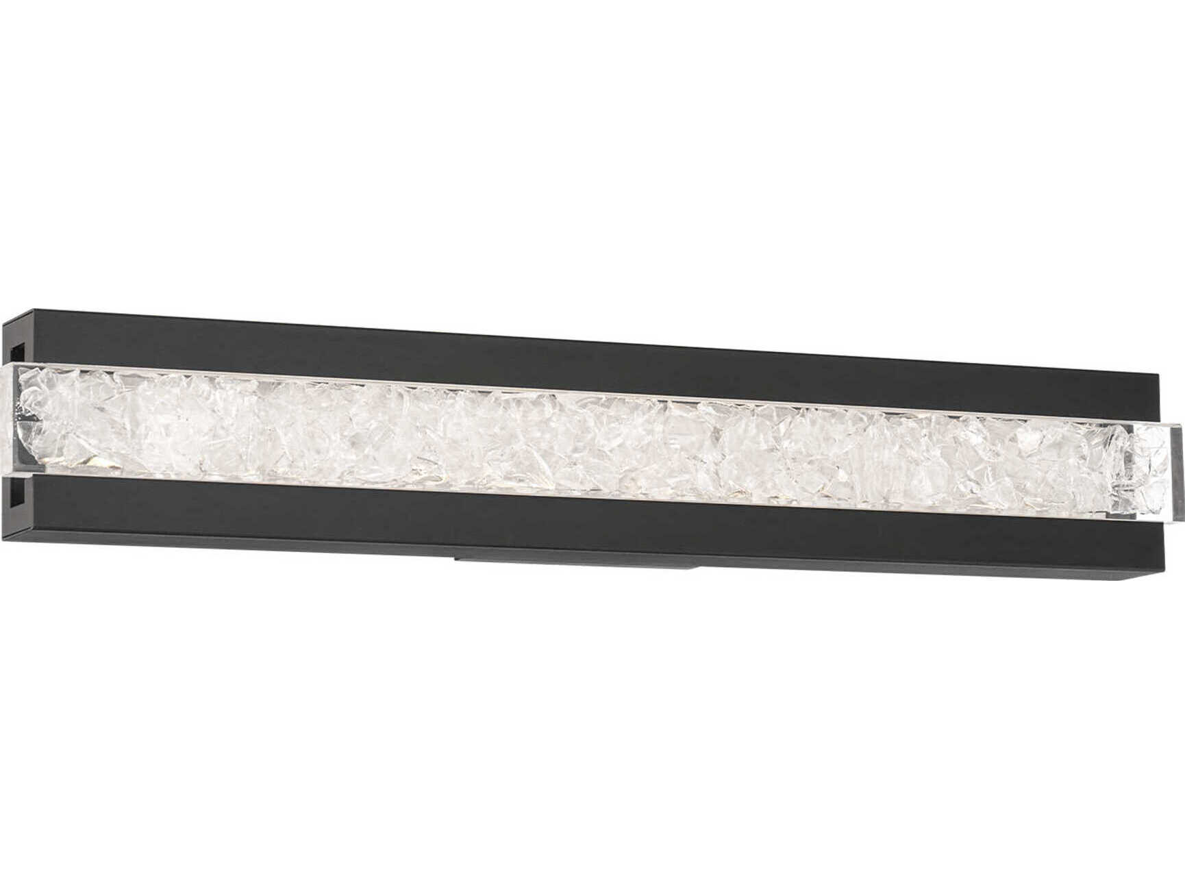 Modern Forms Posh 1-Light Black Vanity Light