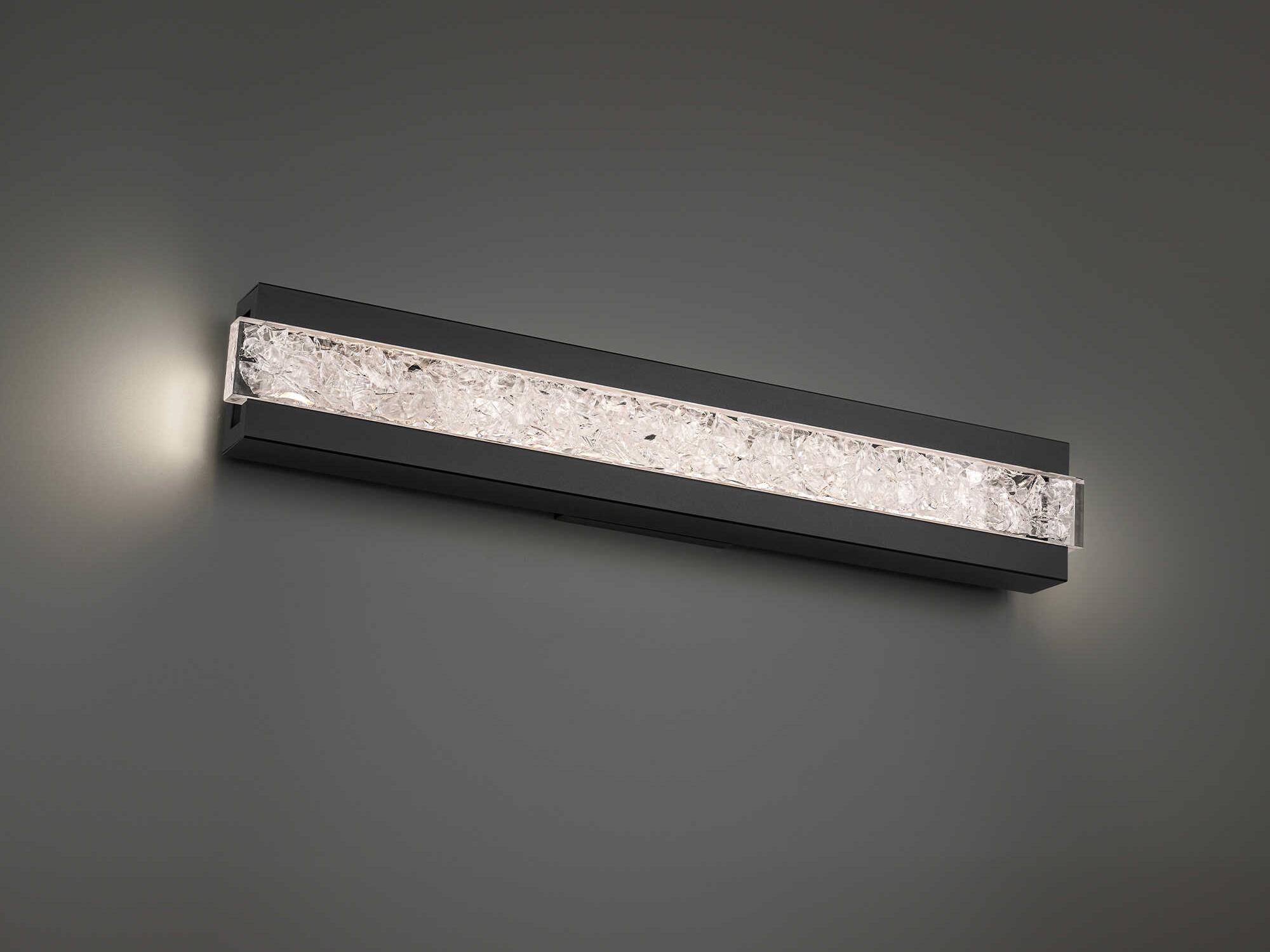 Modern Forms Posh 1-Light Black Vanity Light