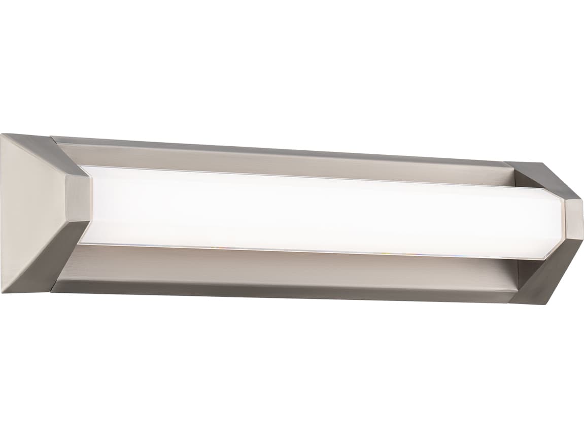 Modern Forms Swale 1-Light Brushed Nickel Vanity Light