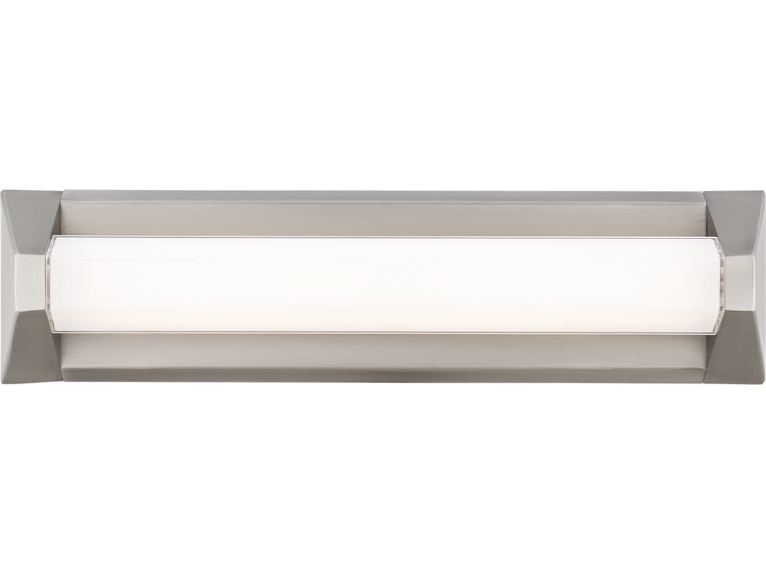Modern Forms Swale 1-Light Brushed Nickel Vanity Light