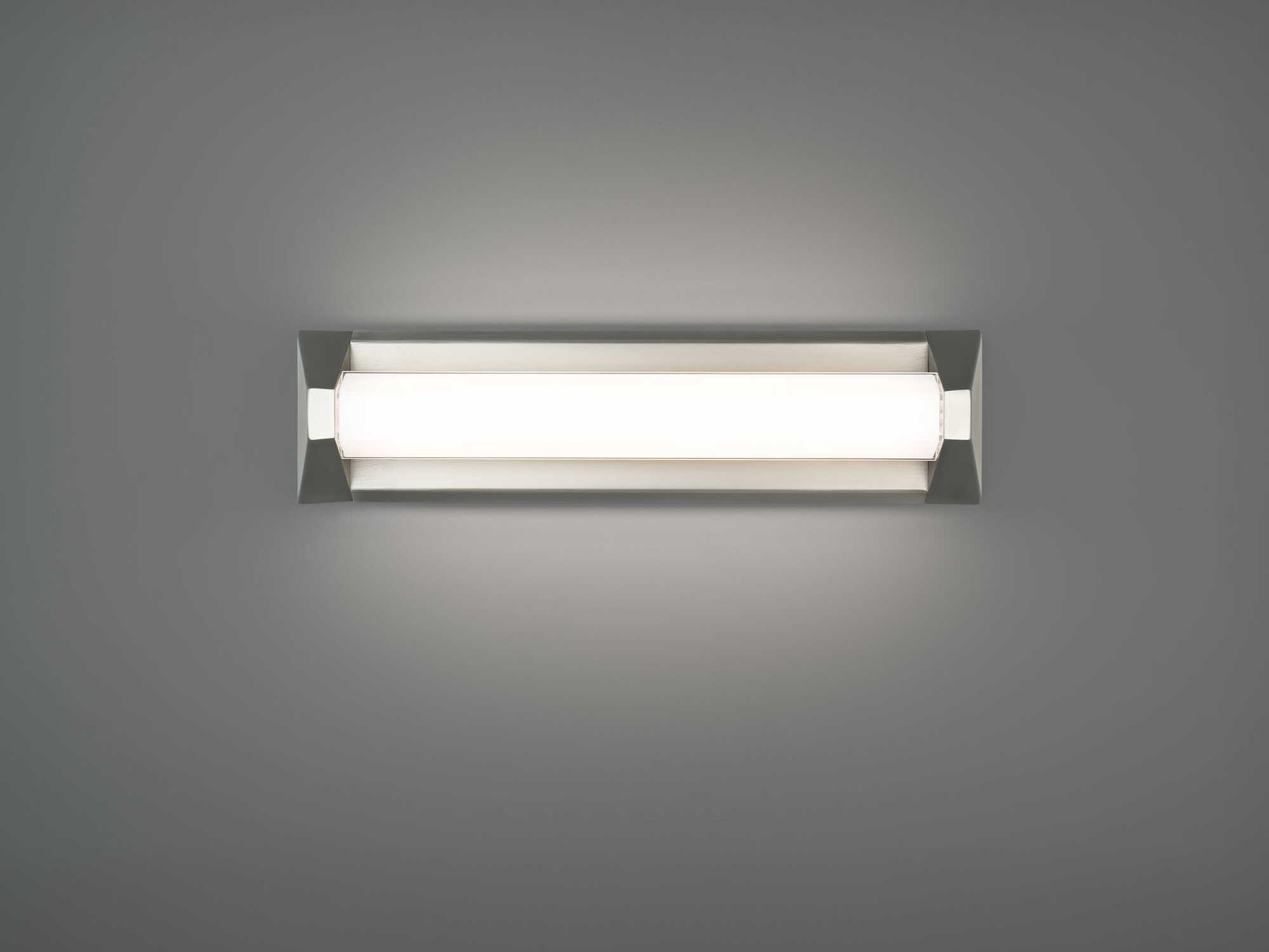 Modern Forms Swale 1-Light Brushed Nickel Vanity Light