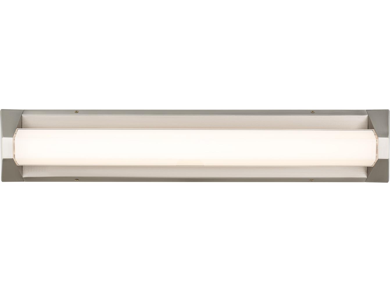 Modern Forms Swale 1-Light Brushed Nickel Vanity Light