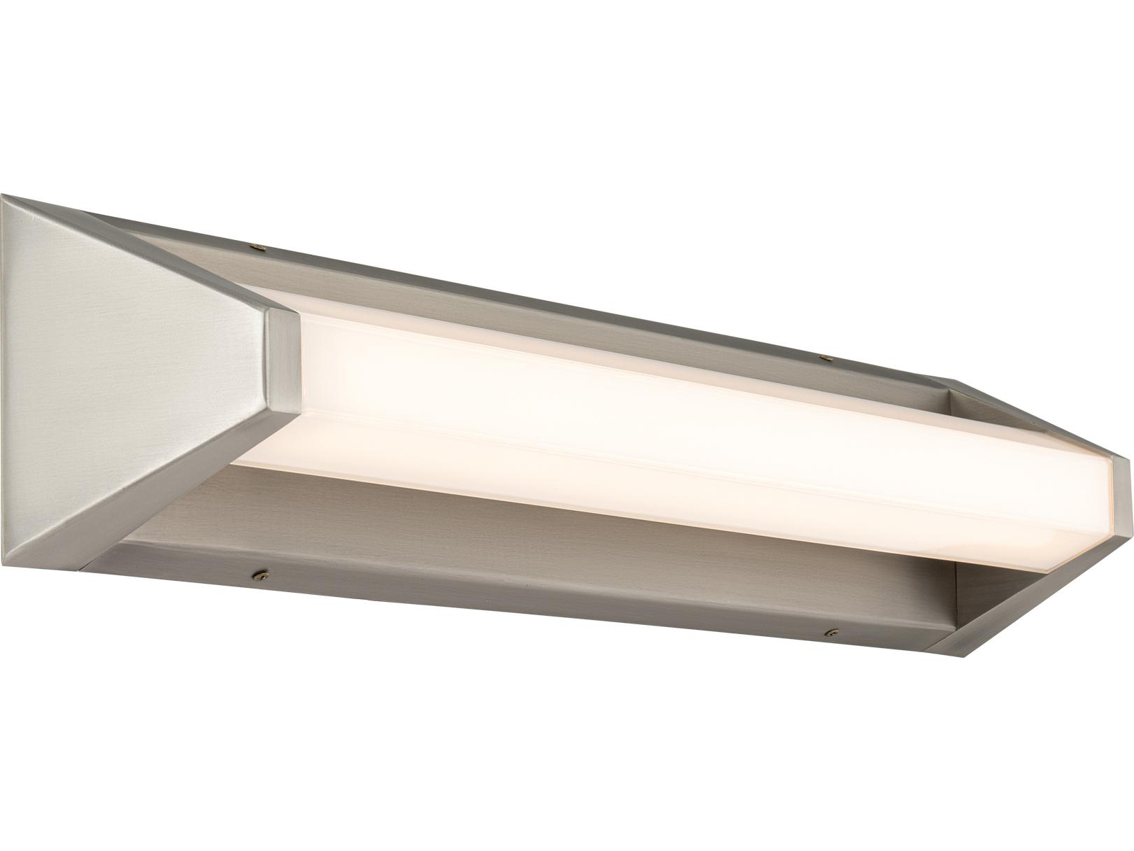 Modern Forms Swale 1-Light Brushed Nickel Vanity Light