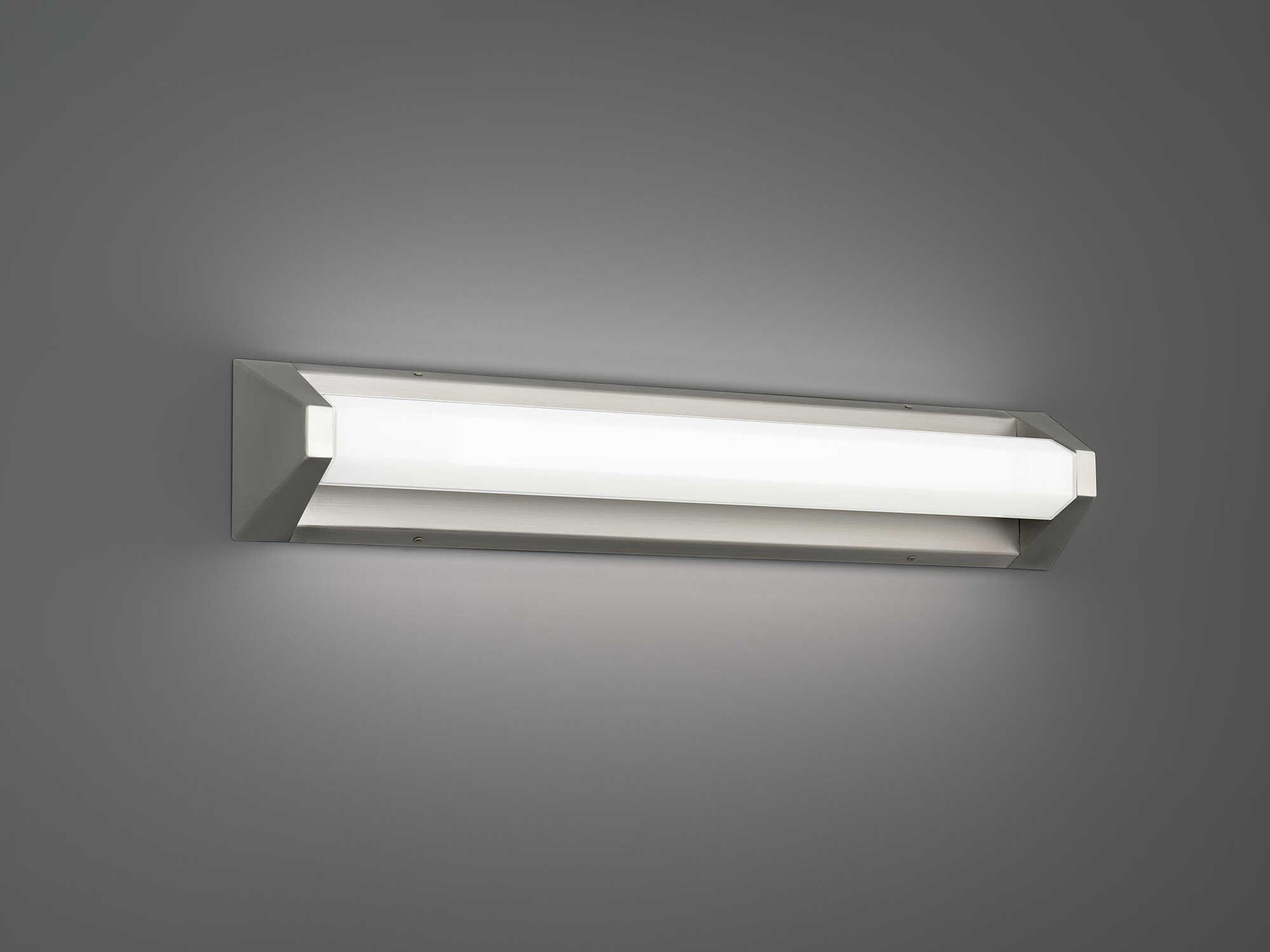 Modern Forms Swale 1-Light Brushed Nickel Vanity Light