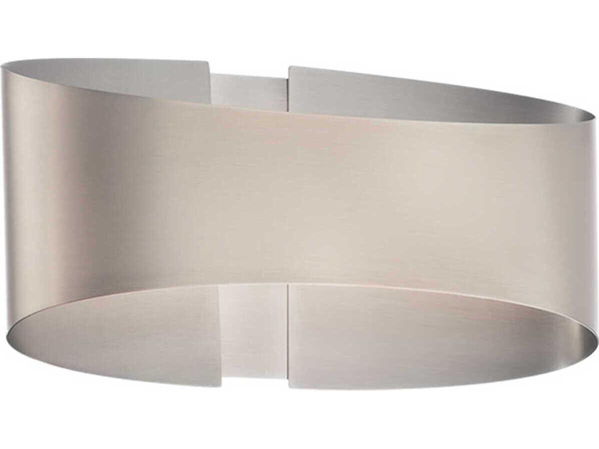 Modern Forms Swerve 1-Light Brushed Nickel LED Wall Sconce