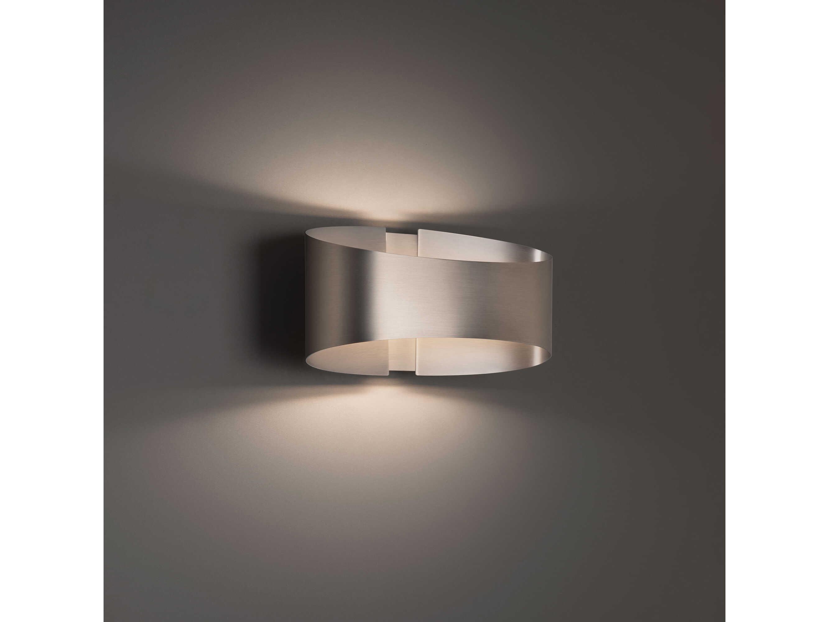 Modern Forms Swerve 1-Light Brushed Nickel LED Wall Sconce