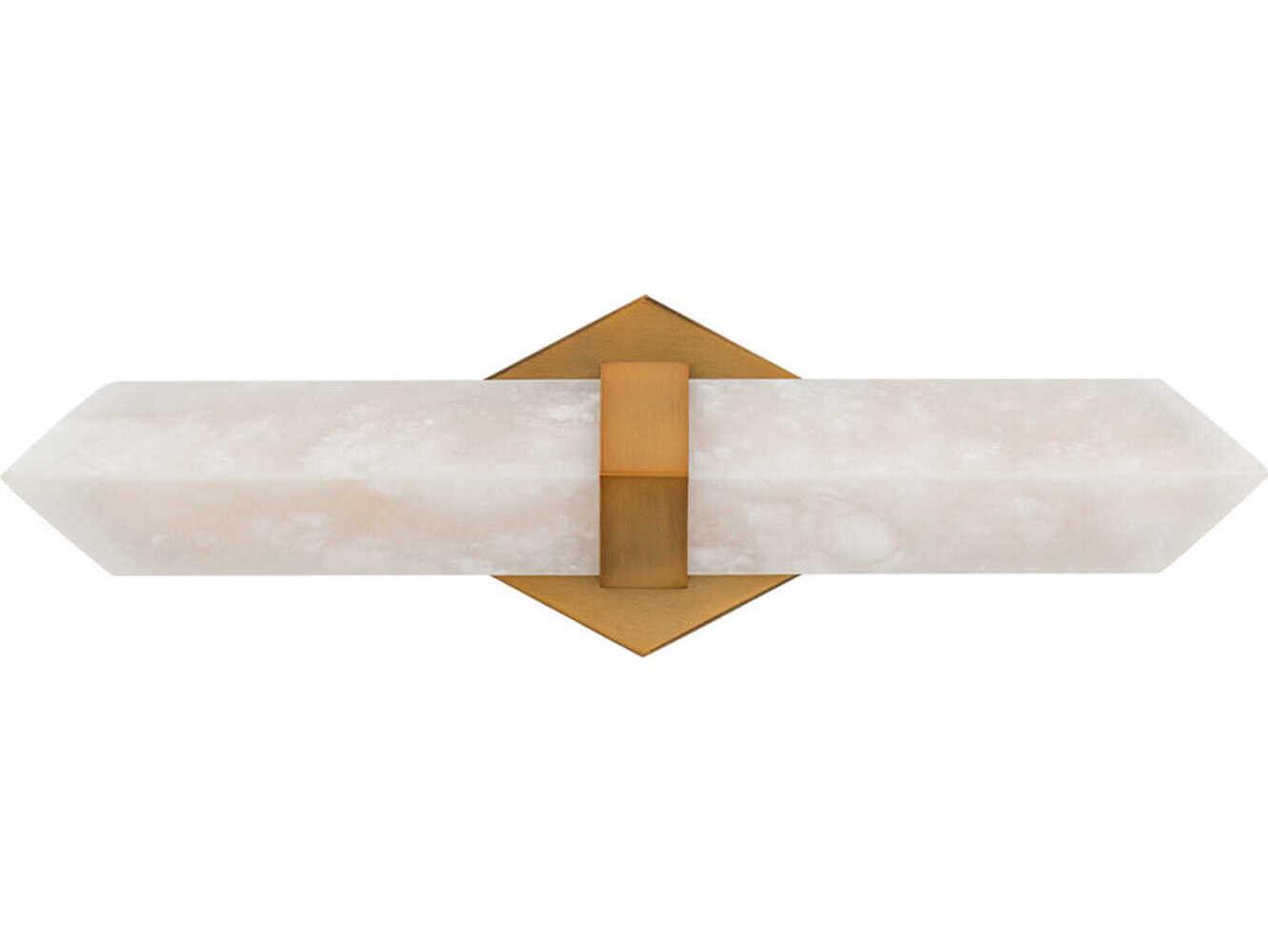 Modern Forms Javelin 1-Light Aged Brass Vanity Light