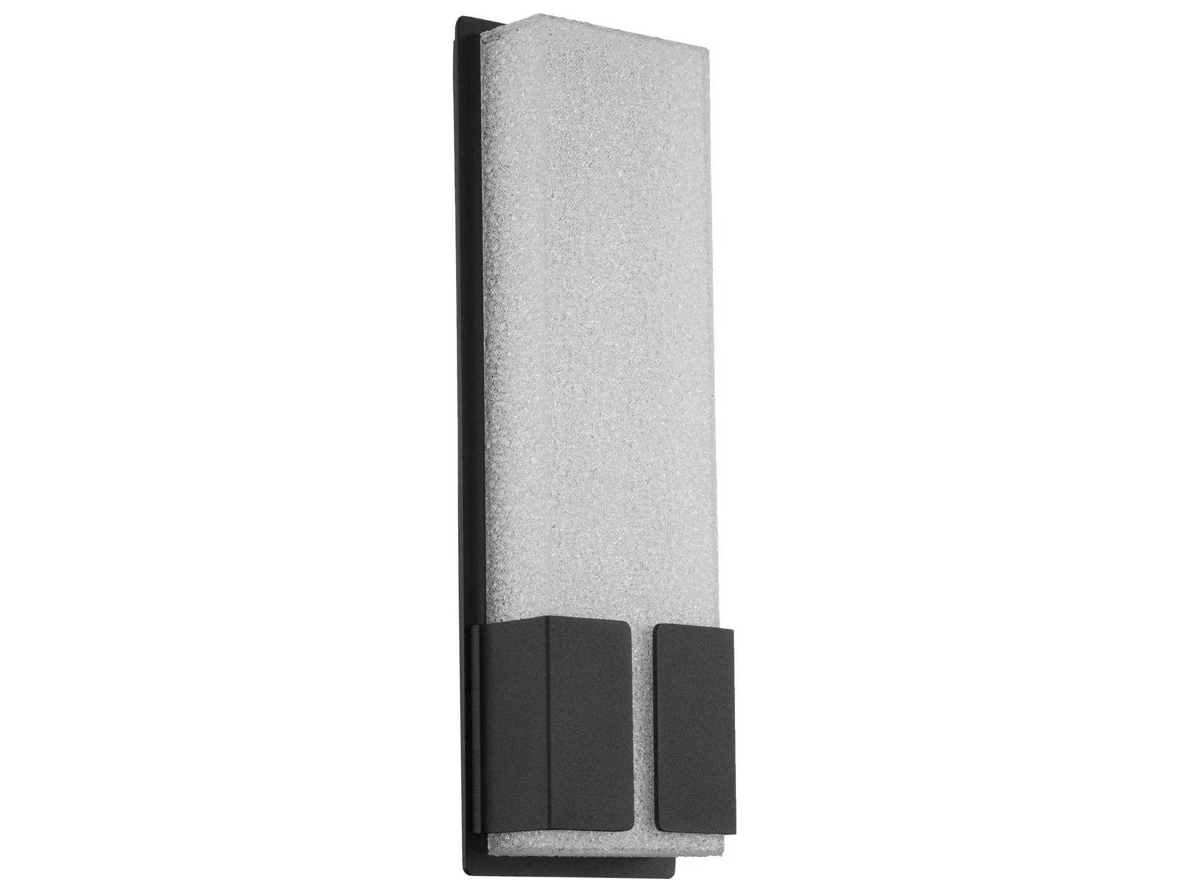 Modern Forms Vodka 1-Light Black Glass LED Wall Sconce