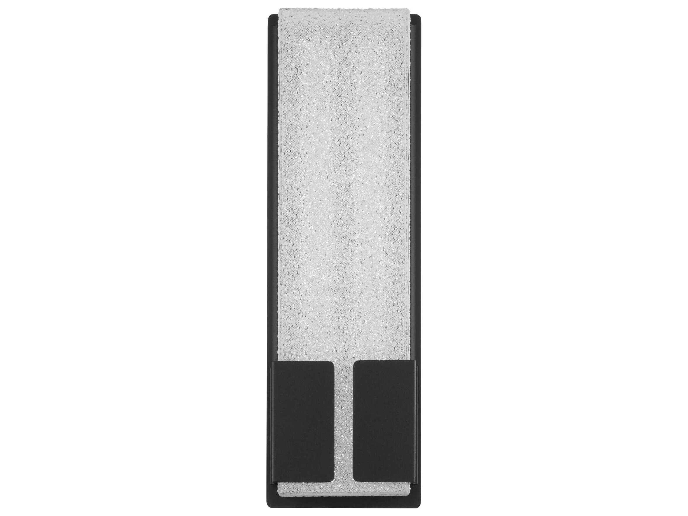 Modern Forms Vodka 1-Light Black Glass LED Wall Sconce