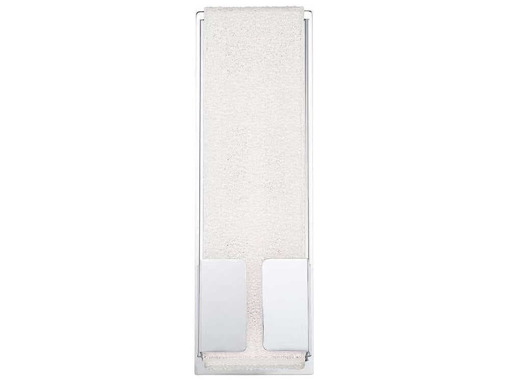 Modern Forms Vodka 1-Light Chrome Glass LED Wall Sconce