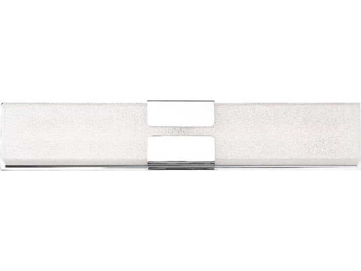 Modern Forms Vodka 1-Light Chrome Glass LED Vanity Light