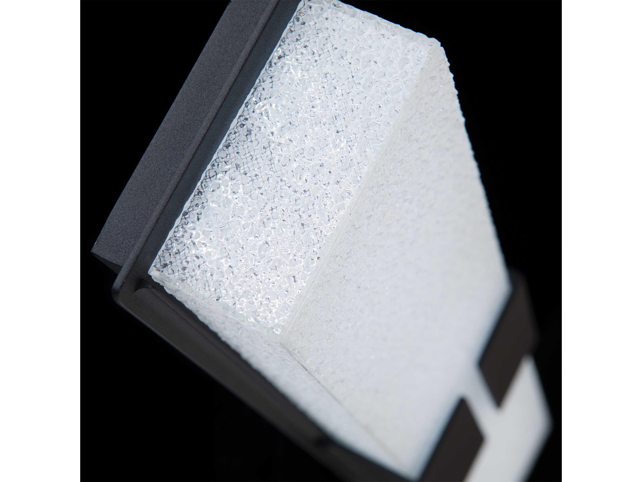 Modern Forms Vodka 1-Light Black Glass LED Vanity Light