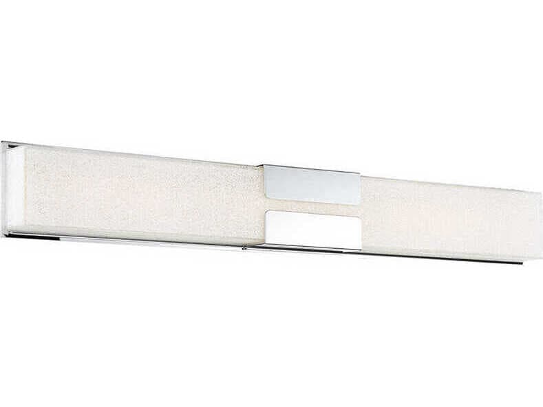 Modern Forms Vodka 1-Light Chrome Glass LED Vanity Light