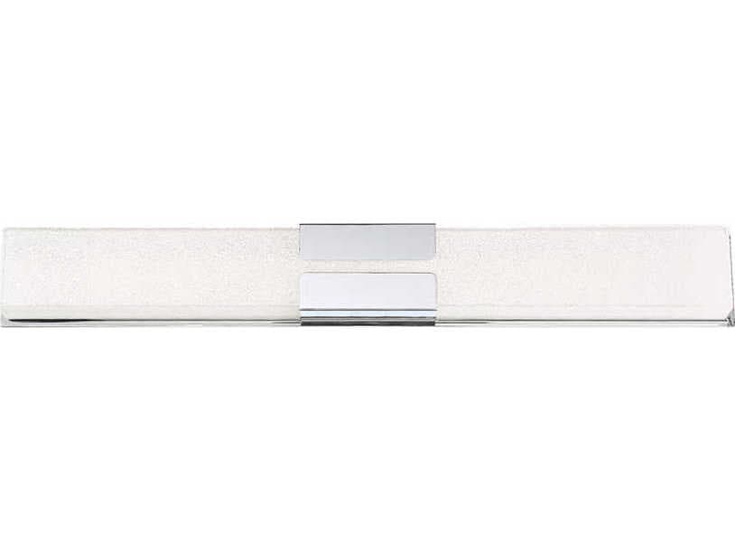 Modern Forms Vodka 1-Light Chrome Glass LED Vanity Light