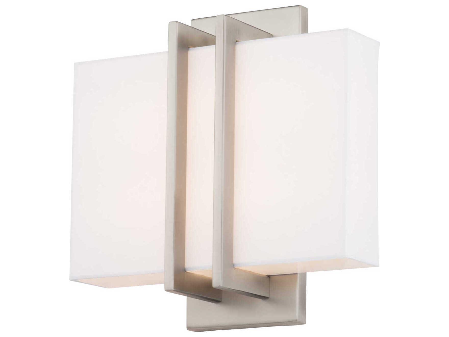 Modern Forms Downton 1-Light Brushed Nickel LED Wall Sconce