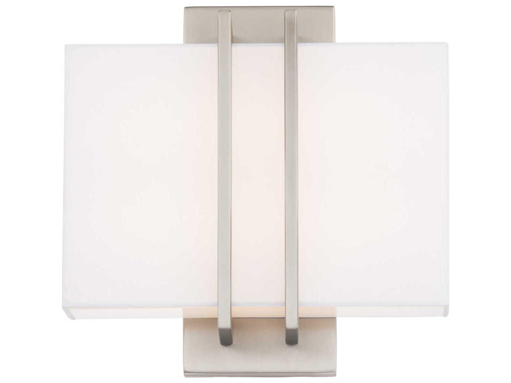 Modern Forms Downton 1-Light Brushed Nickel LED Wall Sconce