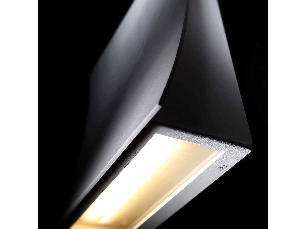 Modern Forms Slide 2-Light Brushed Aluminum Silver Glass LED Wall Sconce