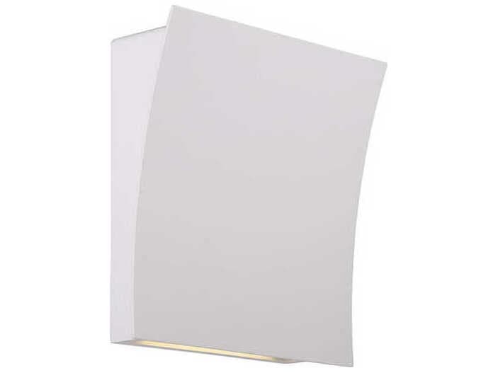 Modern Forms Slide 2-Light White Glass LED Wall Sconce