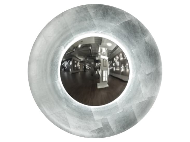 Modern Forms Blaze 1-Light Silver Leaf Glass LED Wall Sconce