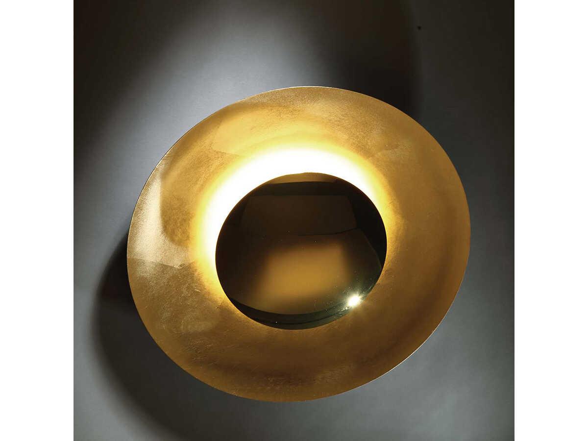 Modern Forms Blaze 1-Light Gold Leaf Glass LED Wall Sconce