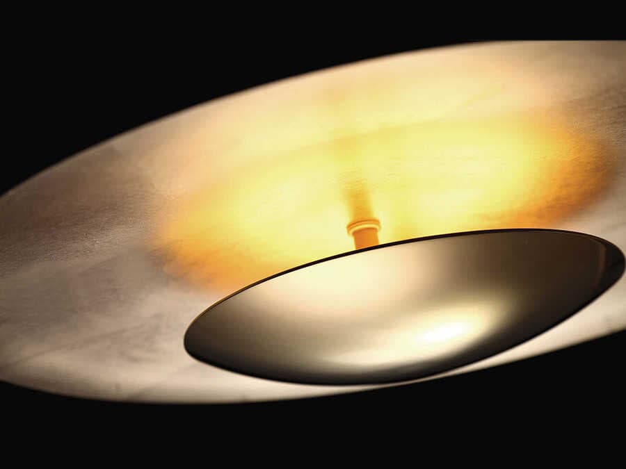 Modern Forms Blaze 1-Light Gold Leaf Glass LED Wall Sconce