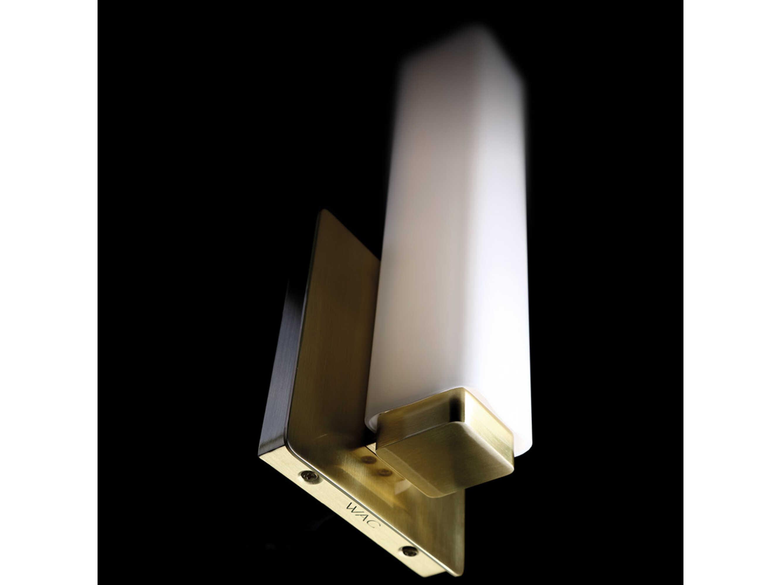 Modern Forms Vogue 1-Light Brushed Brass Glass LED Wall Sconce