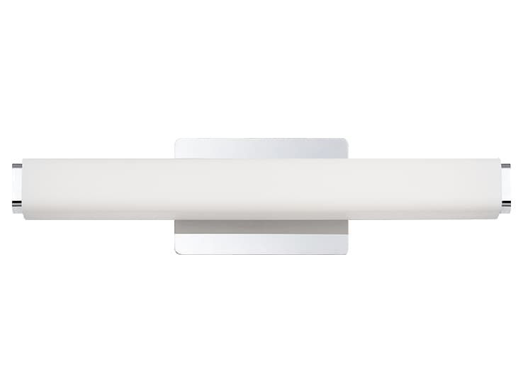 Modern Forms Vogue 1-Light Chrome Glass LED Vanity Light