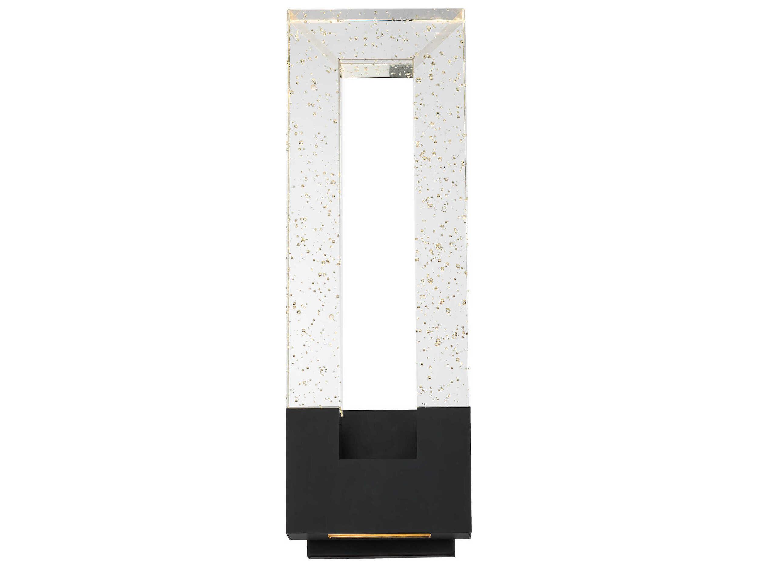Modern Forms Chill 2-Light Black Crystal LED Wall Sconce