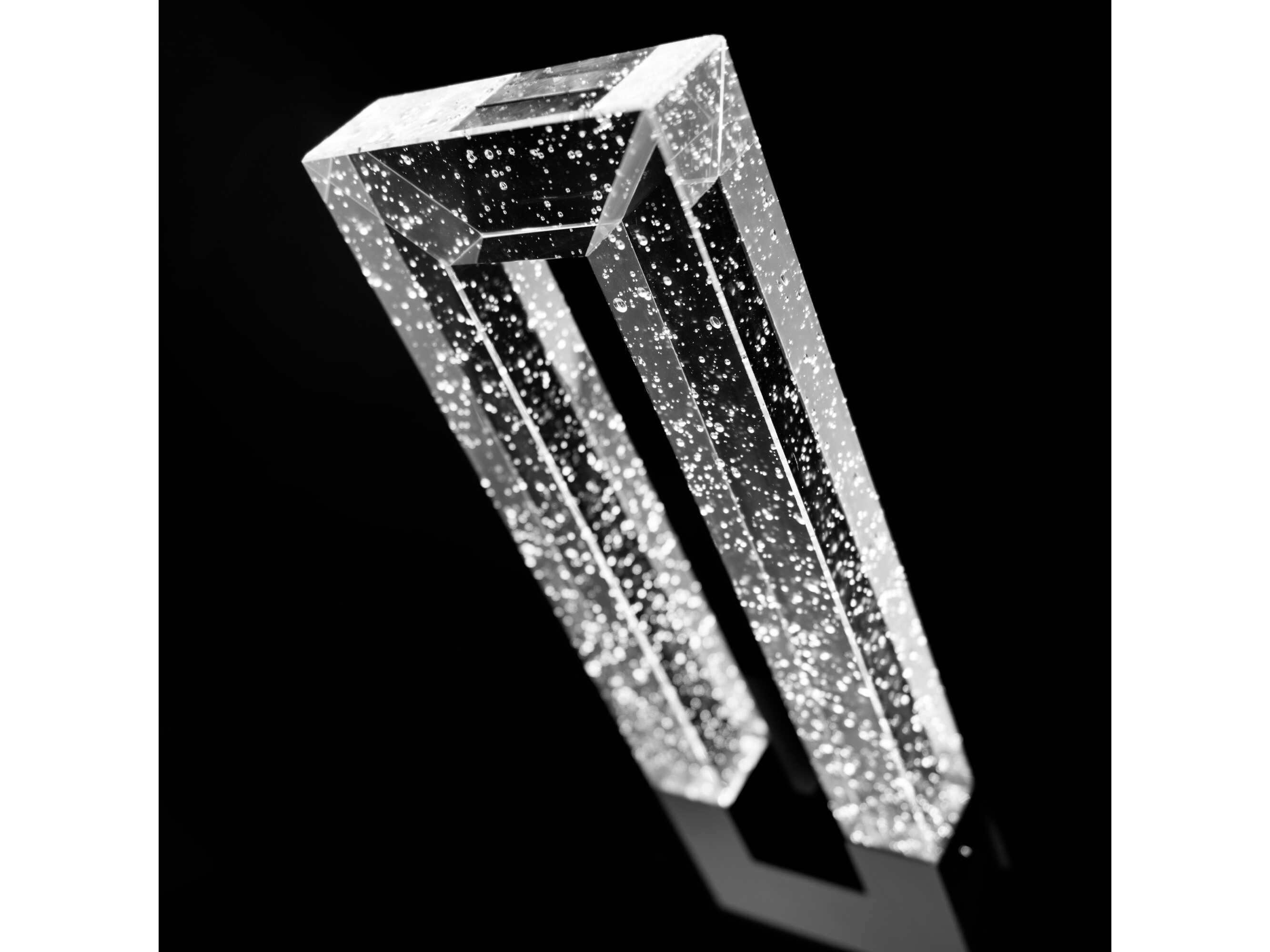 Modern Forms Chill 2-Light Black Crystal LED Wall Sconce