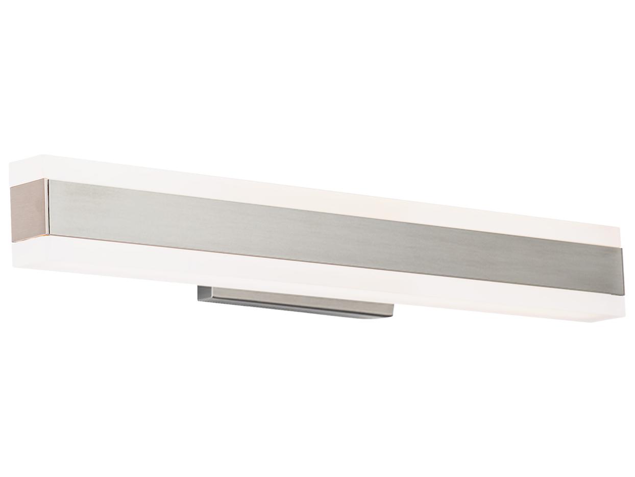 Modern Forms Cinch 1-Light Brushed Nickel LED Vanity Light