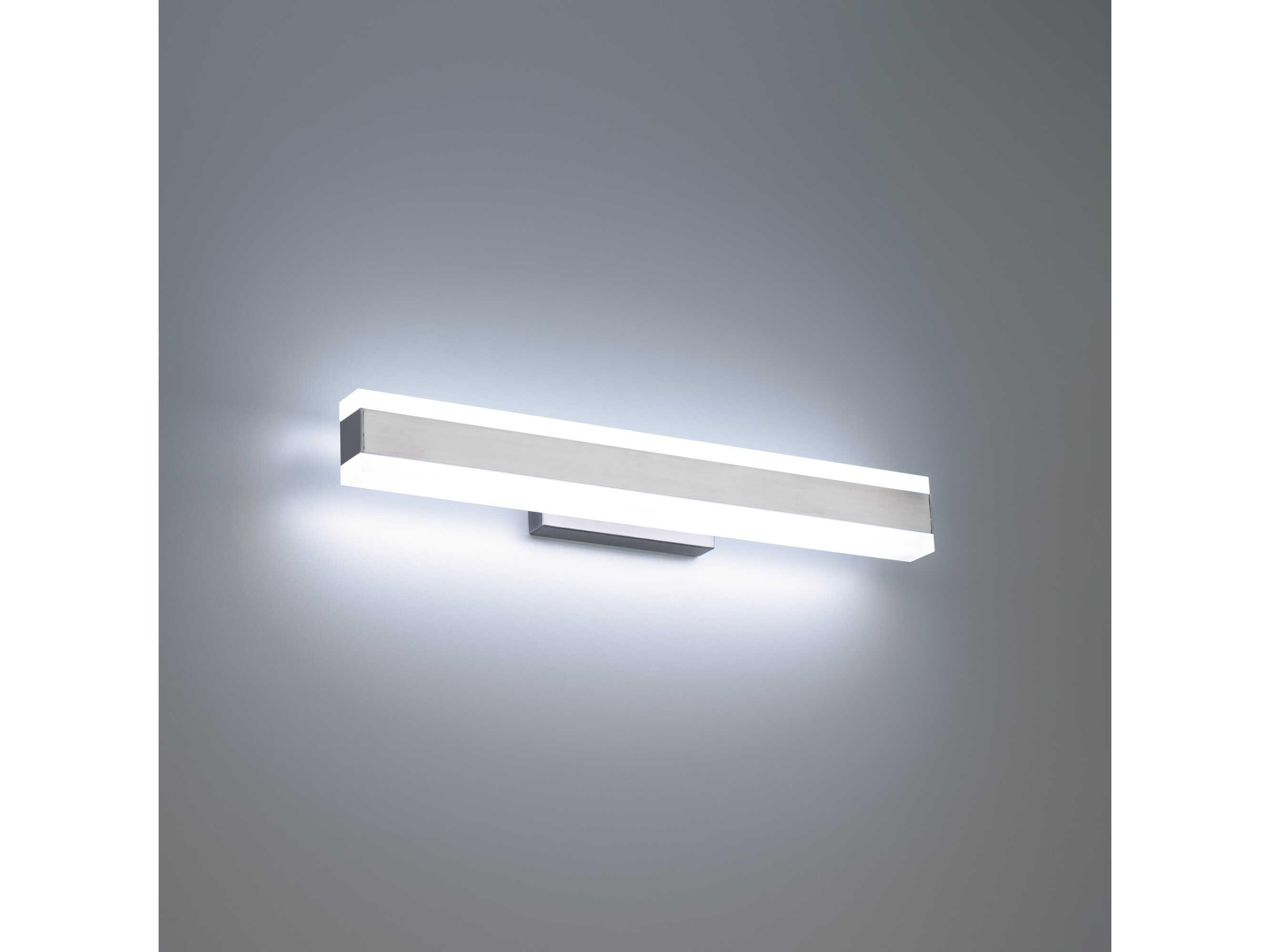 Modern Forms Cinch 1-Light Brushed Nickel LED Vanity Light