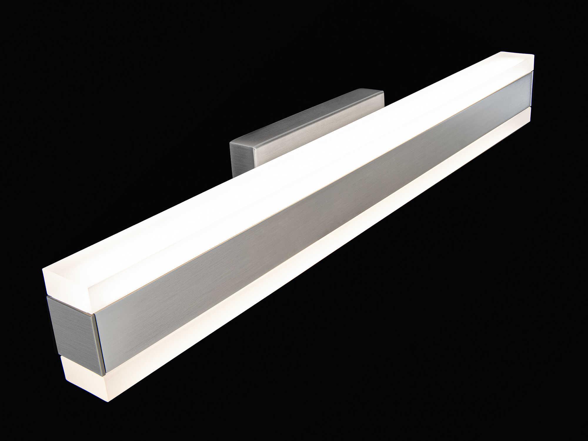 Modern Forms Cinch 1-Light Brushed Nickel LED Vanity Light