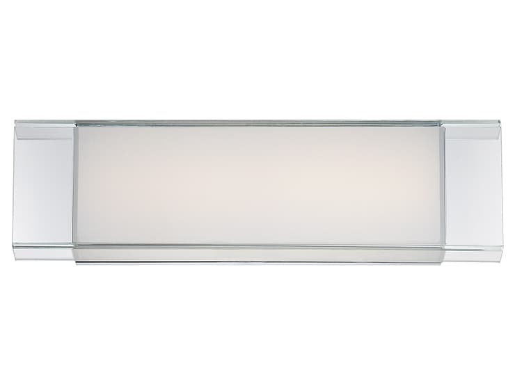 Modern Forms Cloud 1-Light Chrome Glass LED Vanity Light