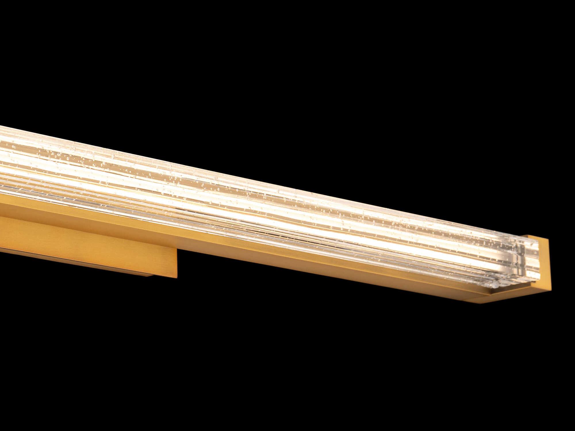 Modern Forms Skein 1-Light Aged Brass Vanity Light