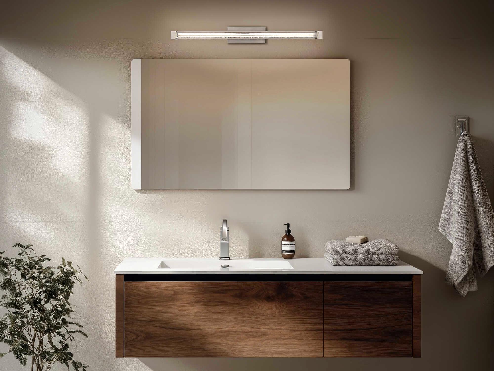 Modern Forms Skein 1-Light Brushed Nickel Vanity Light