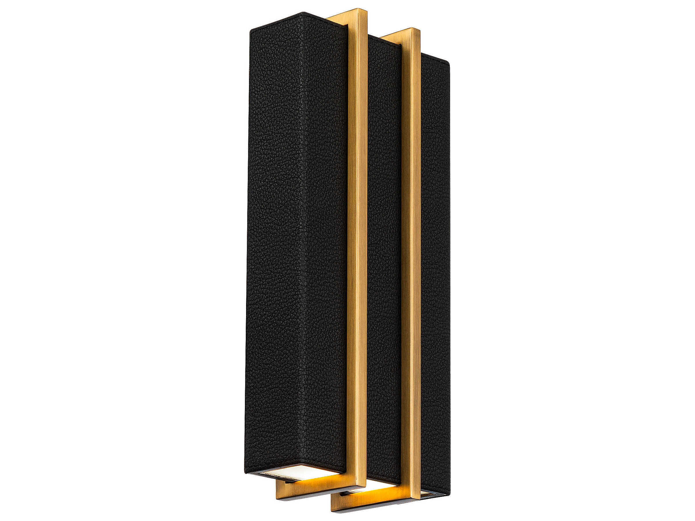 Modern Forms Poet 2-Light Black Aged Brass LED Wall Sconce