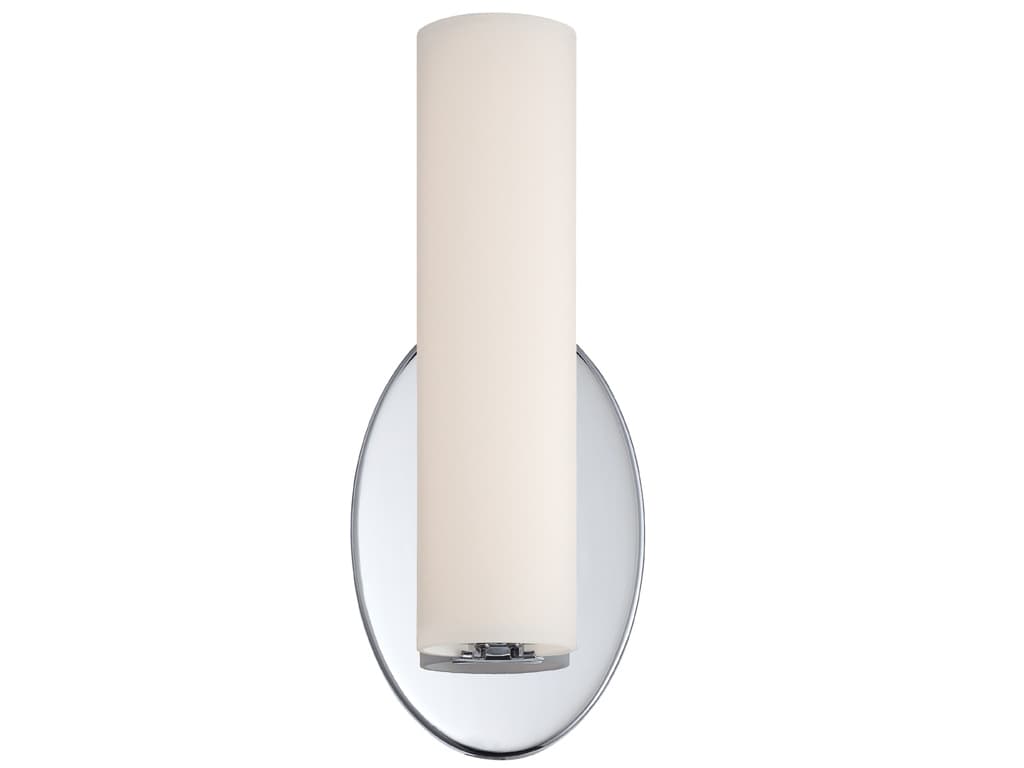 Modern Forms Loft 1-Light Chrome Glass LED Wall Sconce