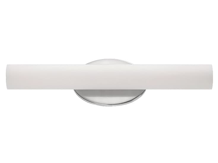 Modern Forms Loft 1-Light Brushed Nickel Glass LED Vanity Light