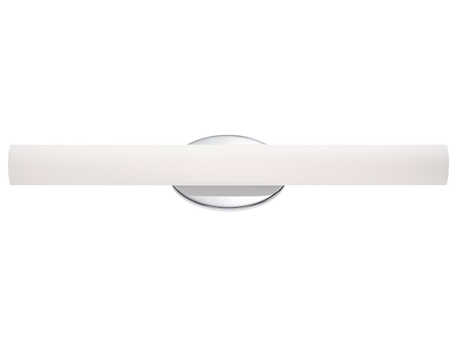 Modern Forms Loft 1-Light Chrome Glass LED Vanity Light