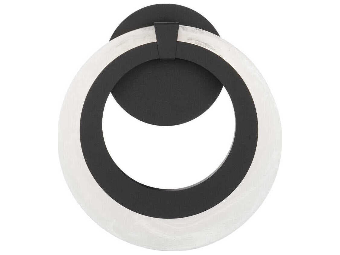 Modern Forms Serenity 1-Light Black Wall Sconce