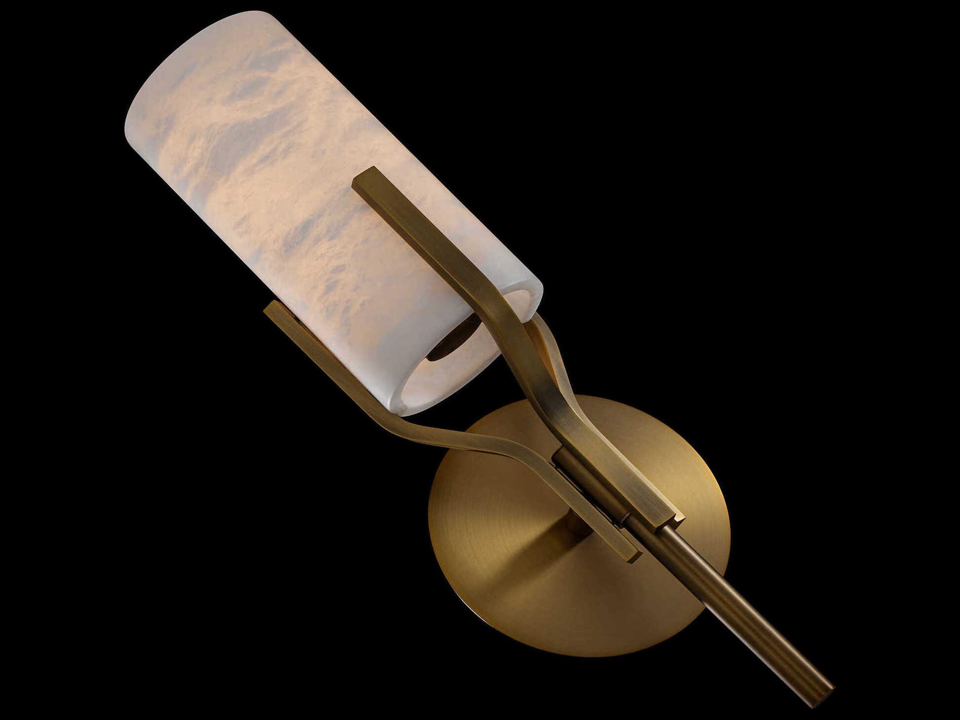 Modern Forms Firenze 1-Light Aged Brass Wall Sconce