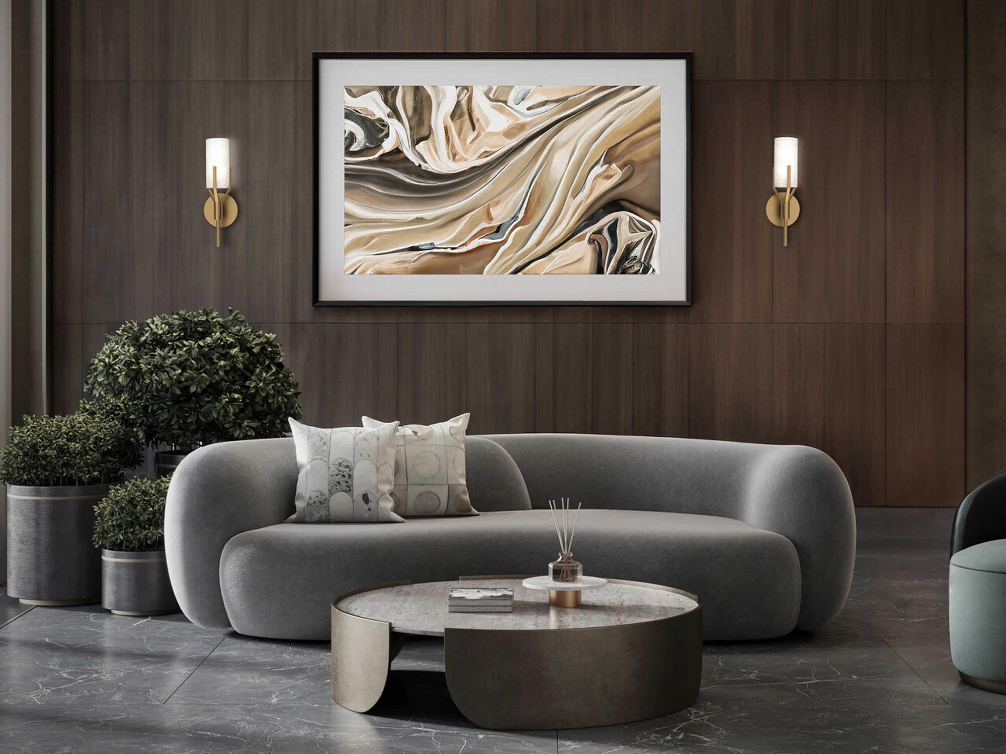 Modern Forms Firenze 1-Light Aged Brass Wall Sconce