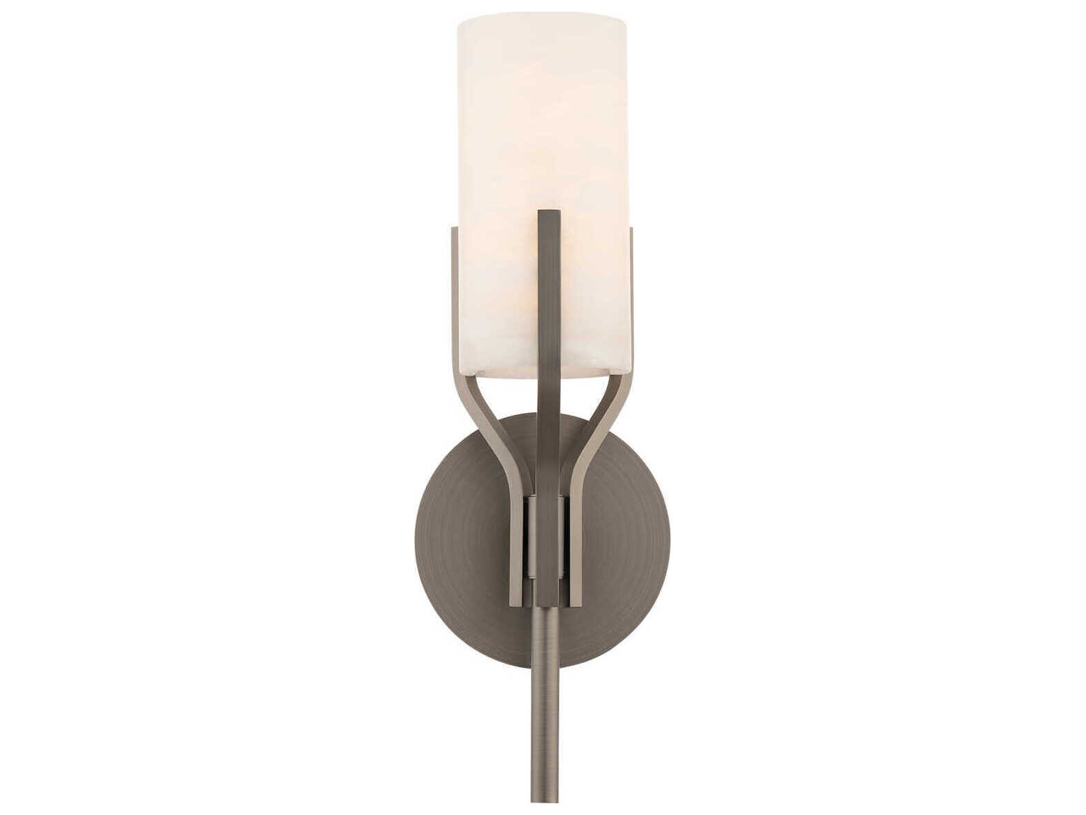Modern Forms Firenze 1-Light Antique Nickel Wall Sconce