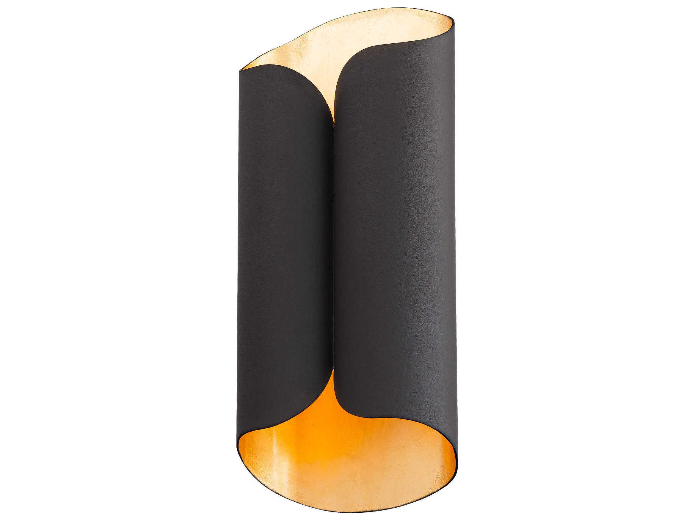 Modern Forms Opus 2-Light Bronze Gold Leaf LED Wall Sconce