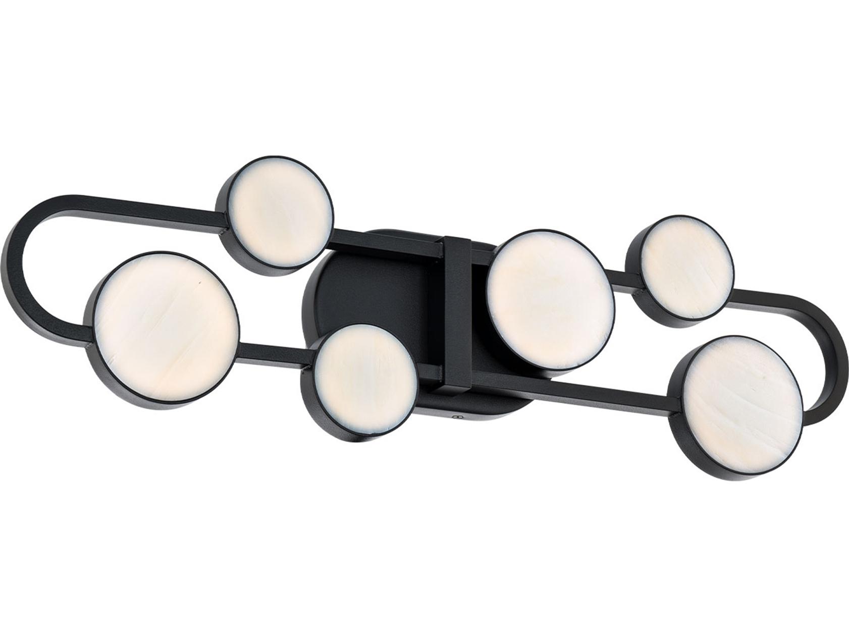 Modern Forms Tableau 6-Light Black Vanity Light