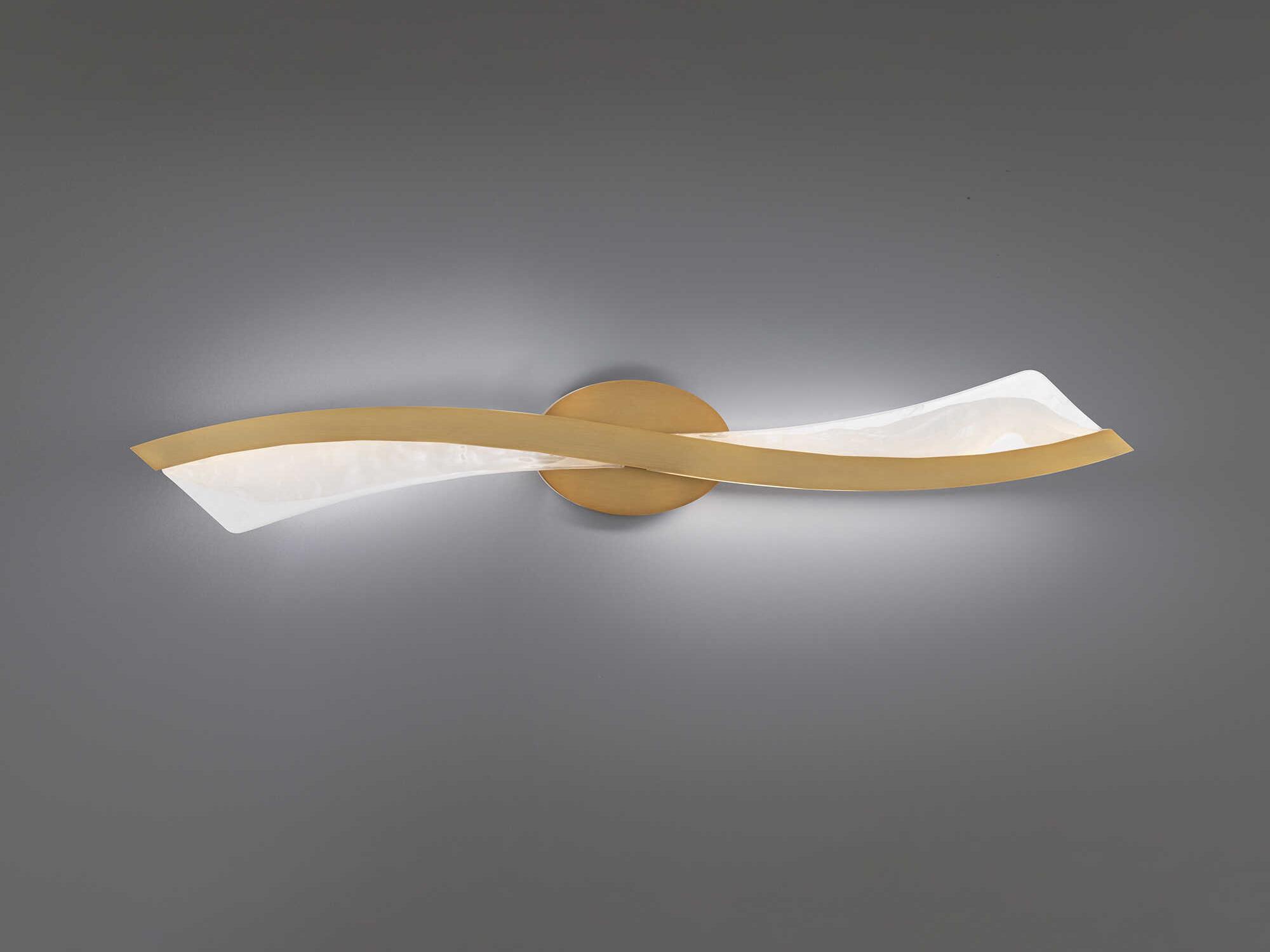 Modern Forms Ascot 2-Light Aged Brass Vanity Light