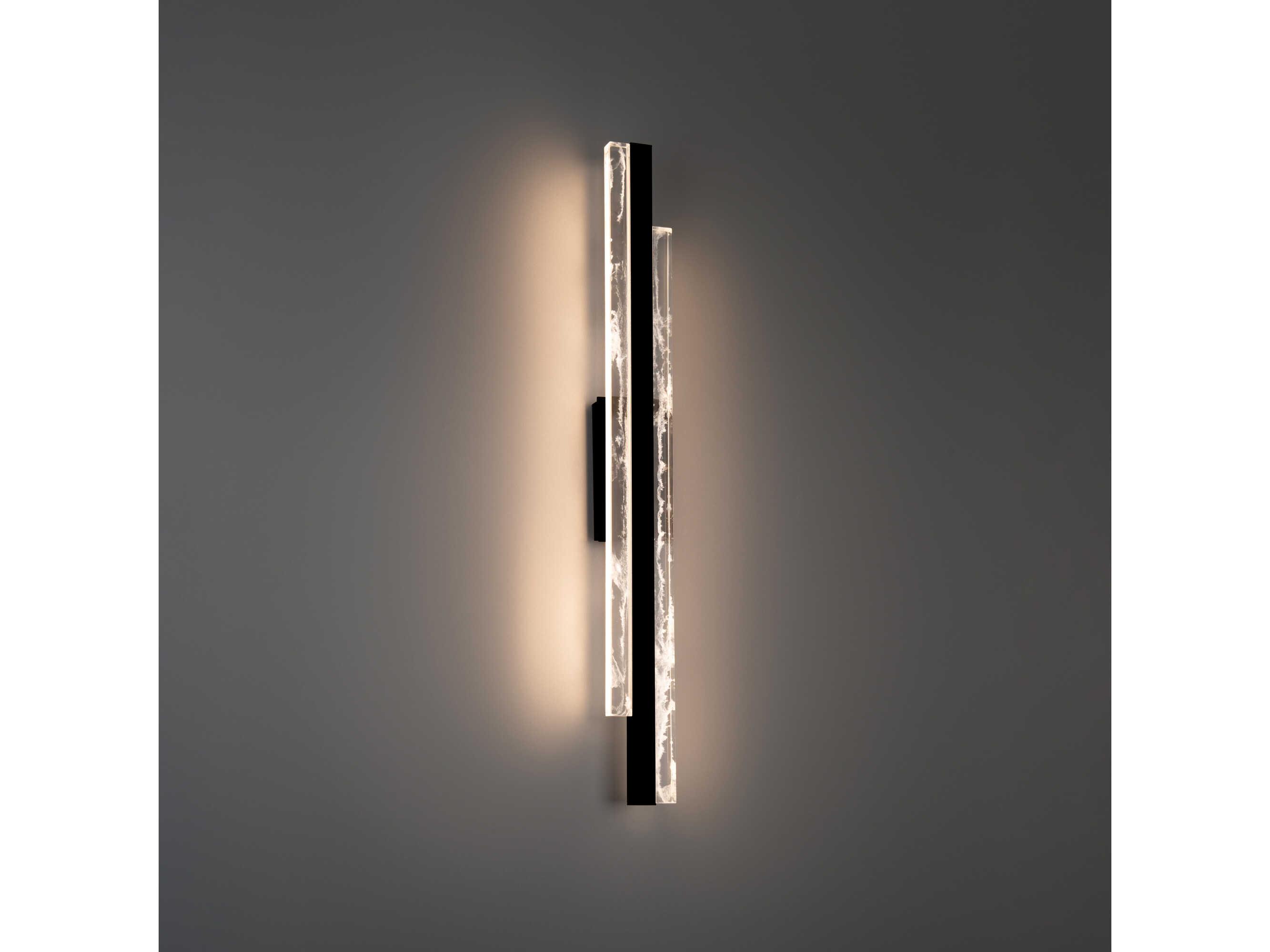 Modern Forms Tandem 1-Light Black LED Vanity Light