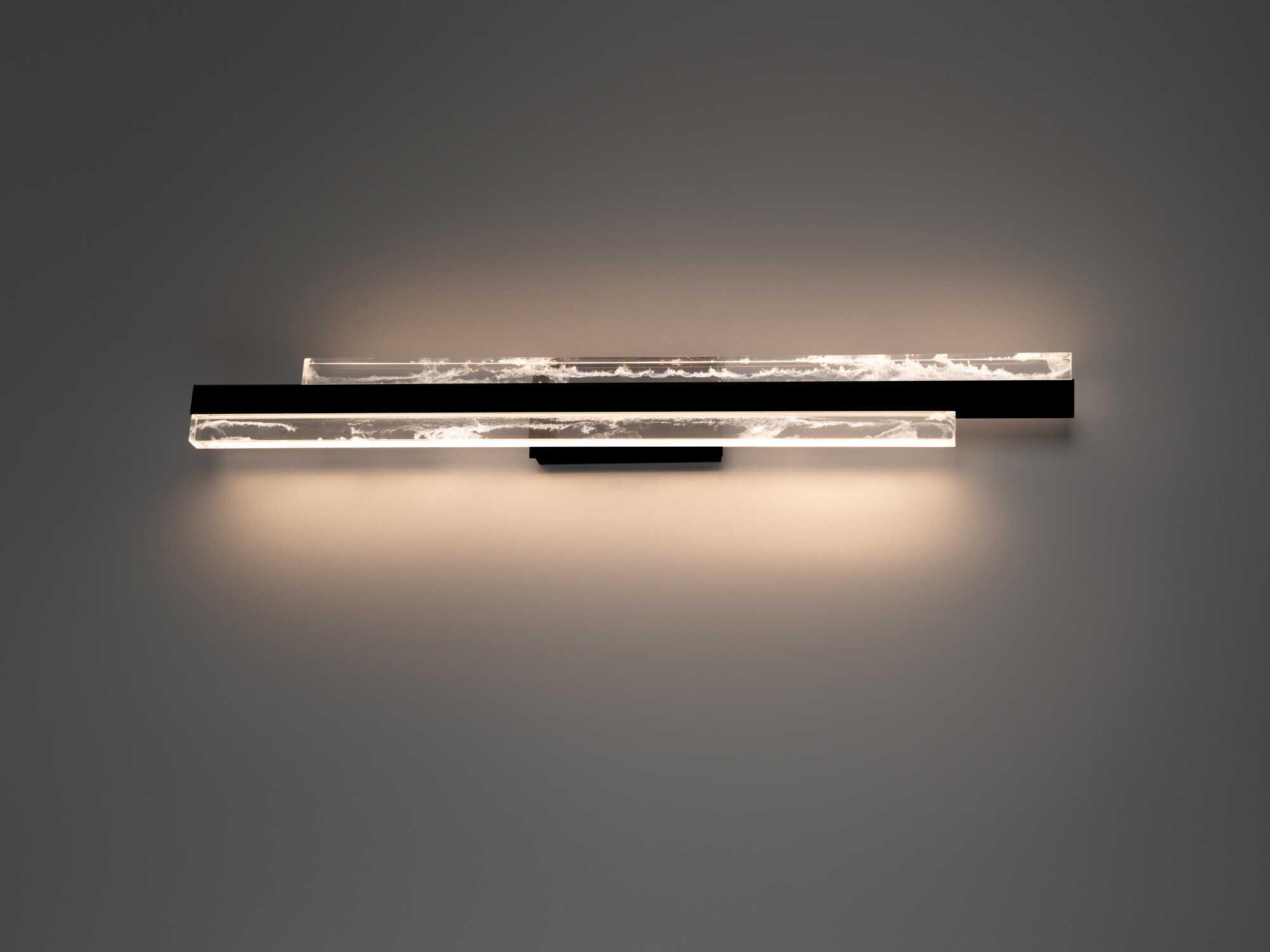 Modern Forms Tandem 1-Light Black LED Vanity Light