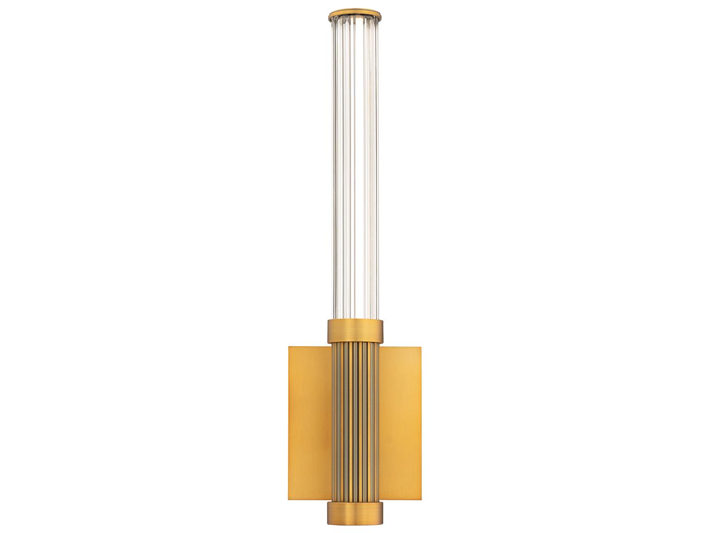 Modern Forms Ribeye 1-Light Aged Brass Wall Sconce