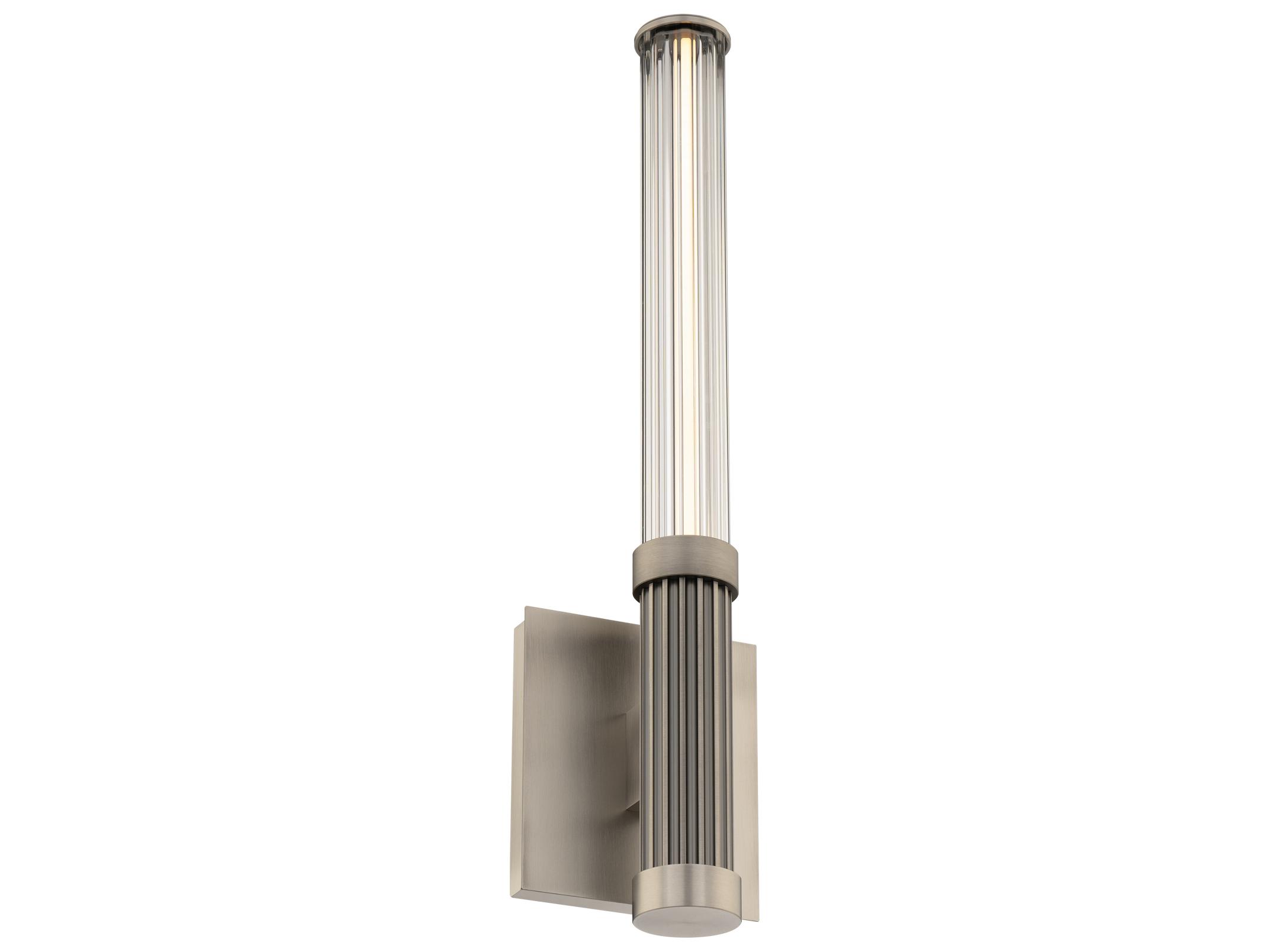 Modern Forms Ribeye 1-Light Brushed Nickel Wall Sconce